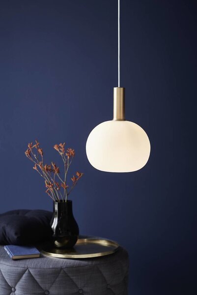Závesný luster z opálového skla Alton pre žiarovku E27 ø25cm – LED lustre a svietidlá > Lustre