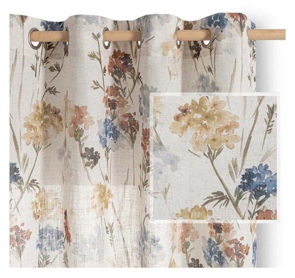 Krémovobiely záves 135x250 cm Flosi – Restilo