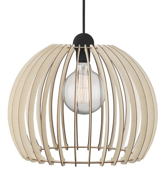 Drevený závesný luster Chino pre žiarovku E27 ø40cm – LED lustre a svietidlá > Lustre
