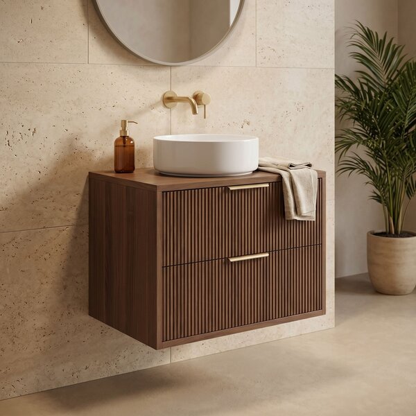 Kúpeľňová skrinka pod umývadlo Rea Mono 60cm Brown