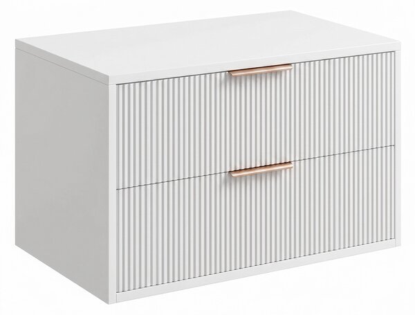 Kúpeľňová skrinka pod umývadlo Rea Mono 80cm White