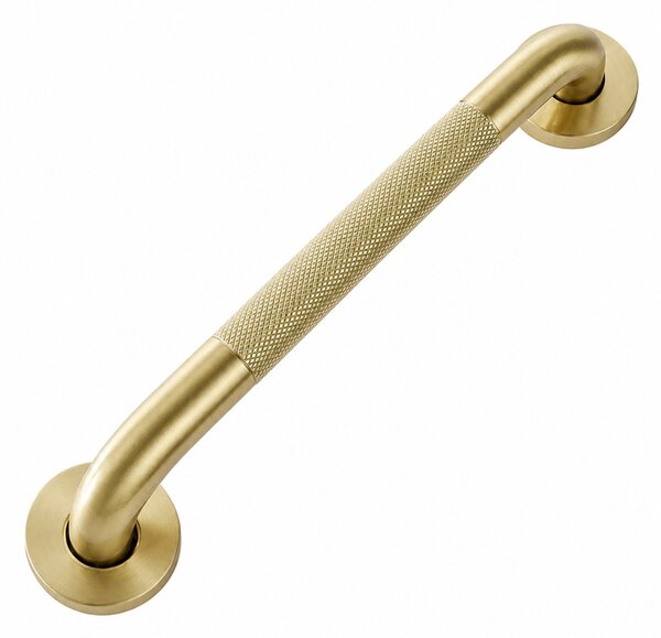 Rovná kúpeľňová oporná tyč Brush Gold