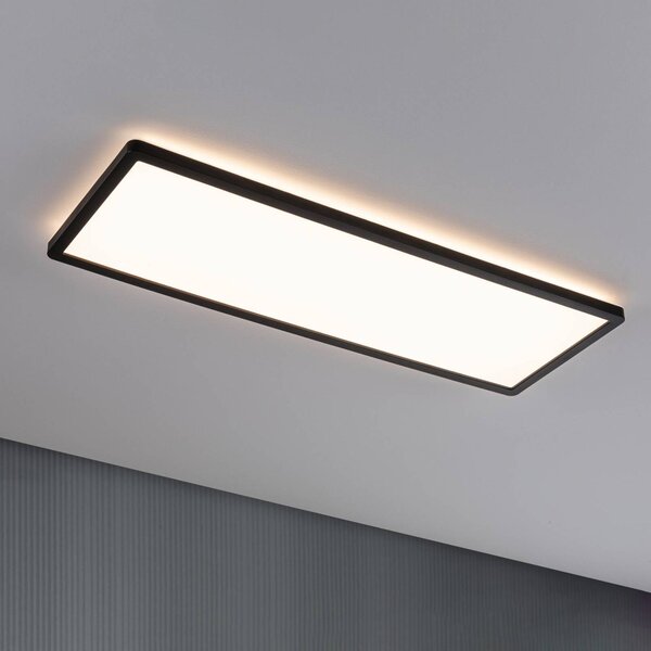 Paulmann Atria Shine panel 3-step čierna 830 58x20, Čierna, Obývacia izba / jedáleň, Plast, Moderný, Stropné svetlo