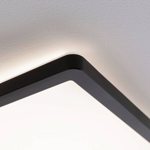 Paulmann Atria Shine panel 3-step čierna 830 58x20, Čierna, Obývacia izba / jedáleň, Plast, Moderný, Stropné svetlo