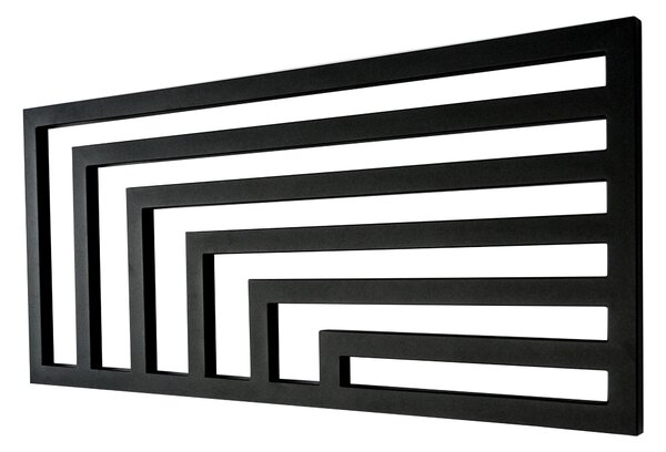 Regnis Kreon, vykurovacie teleso 550x1000 mm, 548W, čierna matná, KR100/55/BLACK
