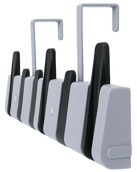 Nástenný vešiak PIANO HANGER 45,5x11 cm, sivo-čierny