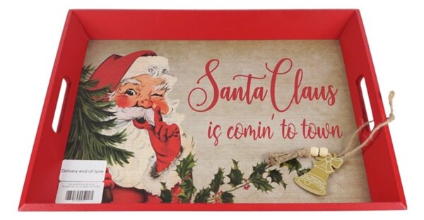 Vianočný drevený podnos CHRISTMAS - viac variantov Varianta: Candy canelane