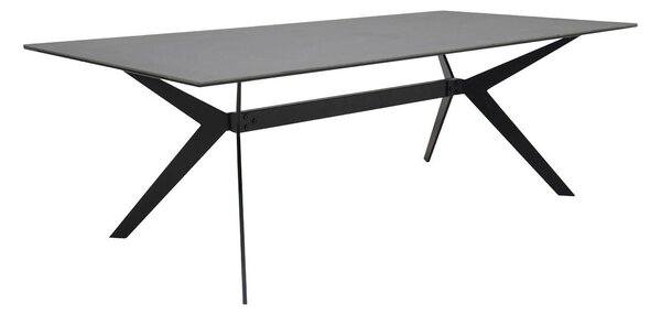 KONFERENČNÝ STOLÍK, čierna, kov, sklo, 115/60/40 cm - Stolíky do obývačky