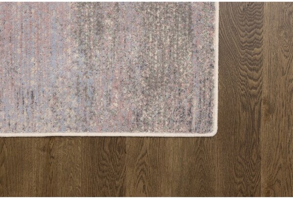 Ružovo-sivý vlnený koberec 133x180 cm Calvi rose – Agnella