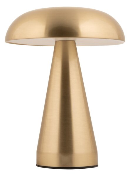 LED stmievateľná stolová lampa v zlatej farbe s kovovým tienidlom (výška 20,5 cm) Rachel – Leitmotiv