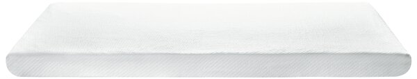 Penový matrac biely 60 x 120 cm odnímateľný poťah stredne tvrdý do detskej postieľky detská izba