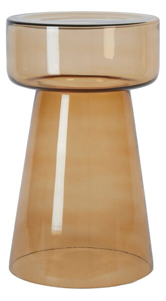 Sklenený okrúhly odkladací stolík ø 30 cm Dakwa – Light & Living