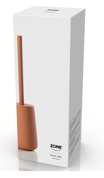Oranžová kameninová WC kefa Nova One – Zone