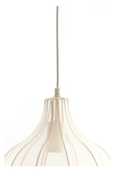 Béžové závesné svietidlo s textilným tienidlom ø 29 cm Elati – Light & Living