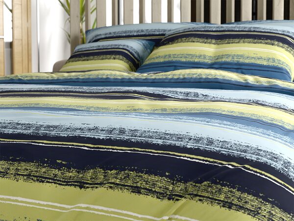 Obliečky z mikrovlákna BLUE STRIPES modré Rozmer obliečky: 70 x 90 cm | 140 x 200 cm