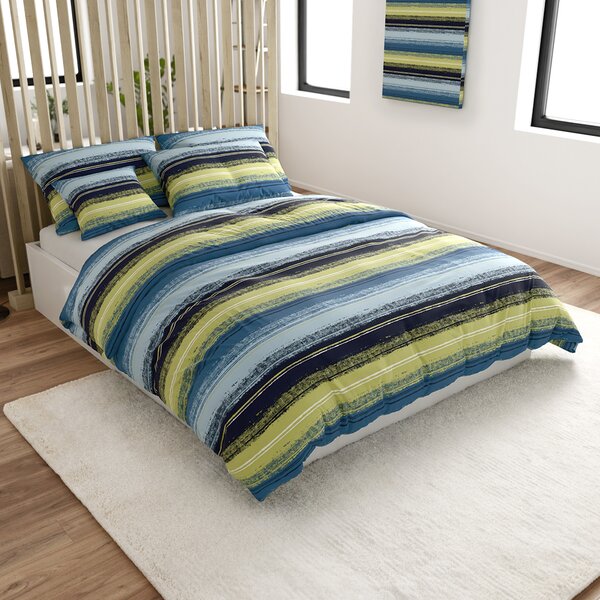 Obliečky z mikrovlákna BLUE STRIPES modré Rozmer obliečky: 70 x 90 cm | 140 x 200 cm