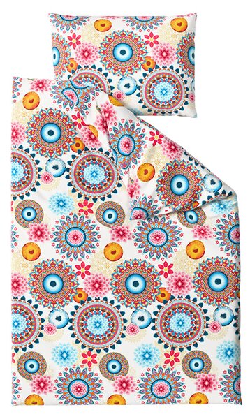 Obliečky z mikrovlákna GEOMANDALA farebné Rozmer obliečky: 70 x 90 cm | 140 x 200 cm