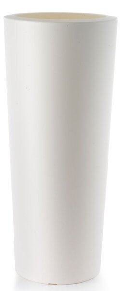 Kvetináč Slim matná biela 90 cm - štíhly elegantný doplnok - Biela