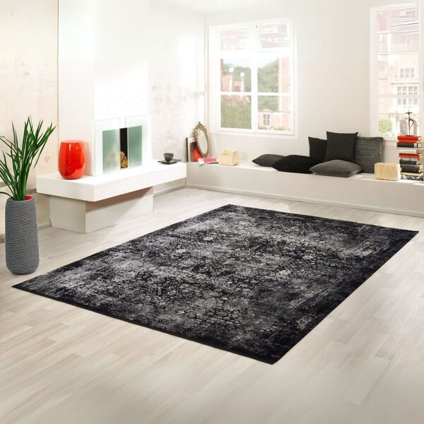 Trendový kusový koberec Bestseller Magic 604 schwarz-grau 1,20 x 1,80 m