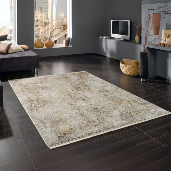 Béžovo zlatý koberec Bestseller Cava 303 0,80 x 1,50 m