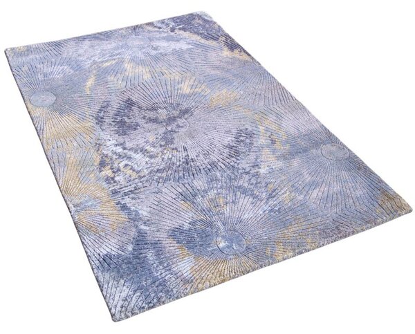 Luxusný abstraktný moderný koberec Empire PC248 BLAU 1,20 x 1,70 m