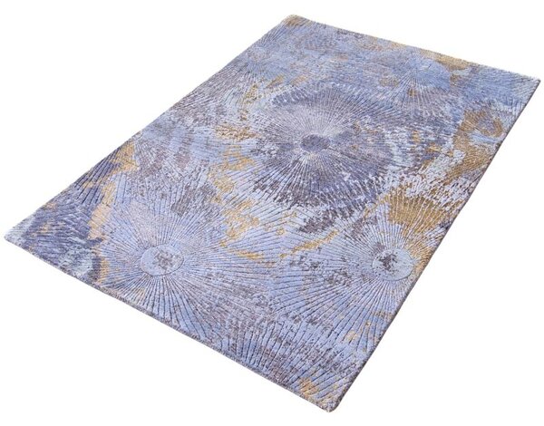 Luxusný abstraktný moderný koberec Empire PC248 BLAU 1,20 x 1,70 m