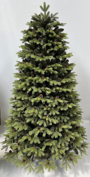 Vianočný stromček- Jedľa Pola premium 3D so šiškami- 170cm