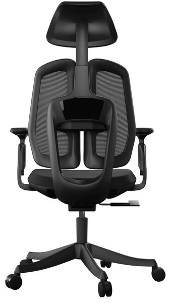 Ergonomická kancelárska stolička Liftor Active, čierna (textil + sieťovina)