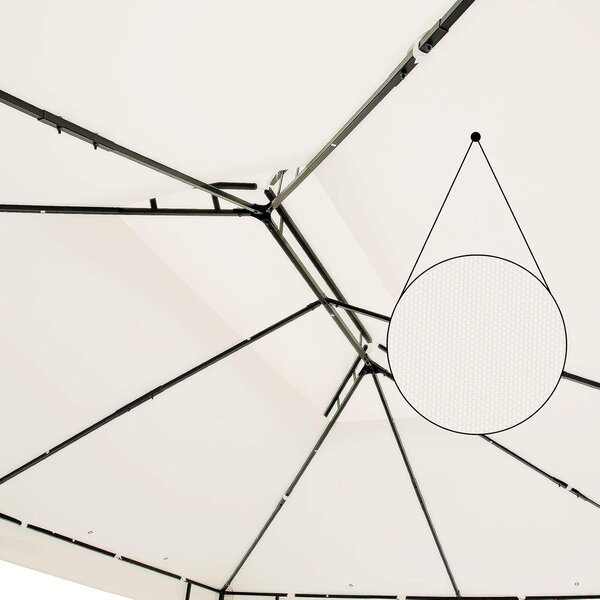 Záhradný altánok BestBerg BBGG-41 / 300 x 400 x 260 cm / béžová