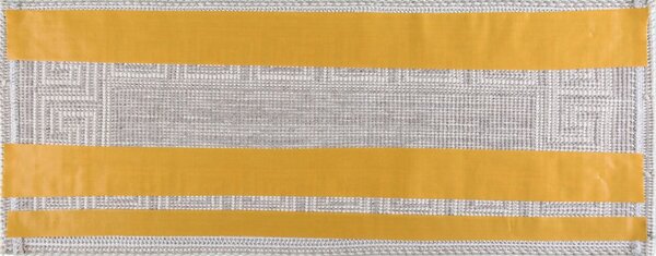 Krémovobiele bavlnené nášľapy na schody v súprave 16 ks 25x65 cm Versace Bej – Vitaus