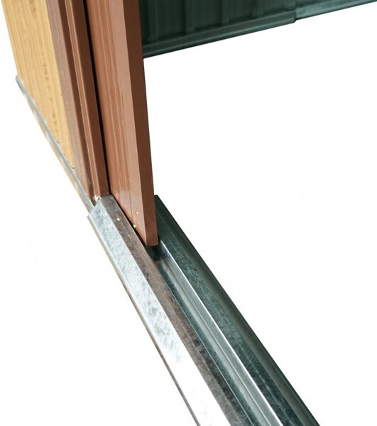 Záhradný domček BestBerg ZDB-7D / 7,2 m² / 301 x 238 x 214 cm / dekor červené drevo / hnedá