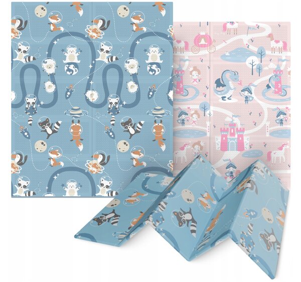 4FIZJO-KIDS Skladacia penová podložka na hranie pre deti 180x150 Cosmos