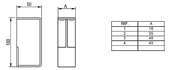 MUŠĽA TWIN X3350 (E), 40 mm, Twin E (nerez matná)
