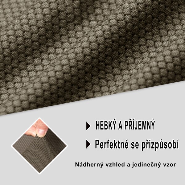Ultra elastický poťah na dvojmiestnu pohovku BestBerg / piesková