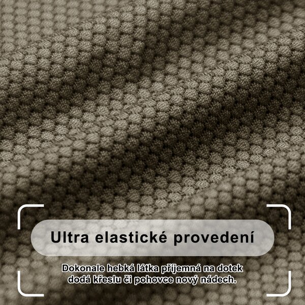 Ultra elastický poťah na dvojmiestnu pohovku BestBerg / piesková