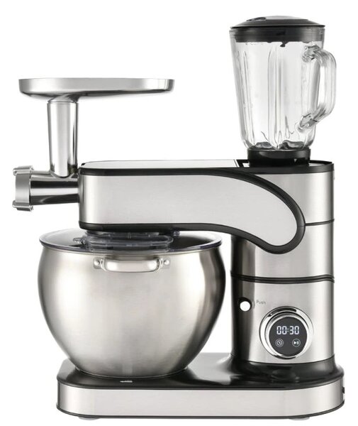 Celokovový kuchynský robot BestBerg BBR-20S / 2500 W / 10 l / 12 rýchlostí