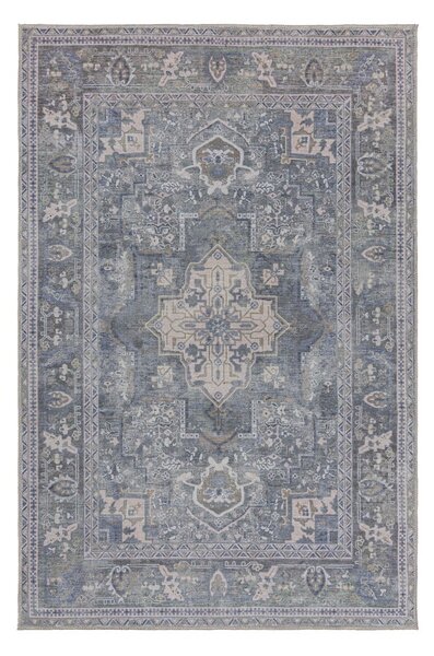 Zelený umývateľný koberec s prímesou recyklovaných vlákien 120x170 cm Windsor – Flair Rugs