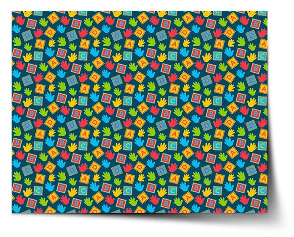 Sablio Plagát ABC - 60x40 cm