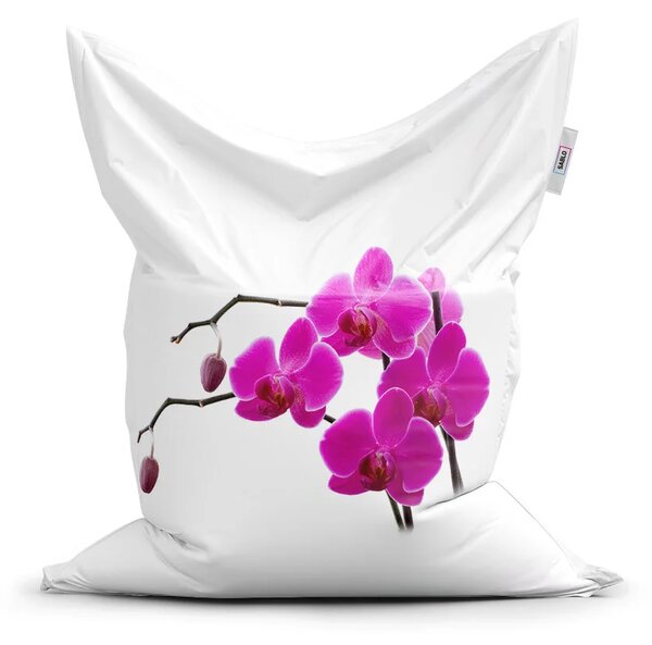 Sablio Sedací vak Fialové orchidey - 150x100 cm