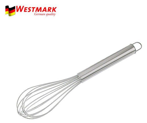 WESTMARK Šľahacia metla 28 cm, nerez (Šľahacia metla 28 cm od renomovaného výrobcu kuchynských potrieb – nemeckej firmy Westmark)