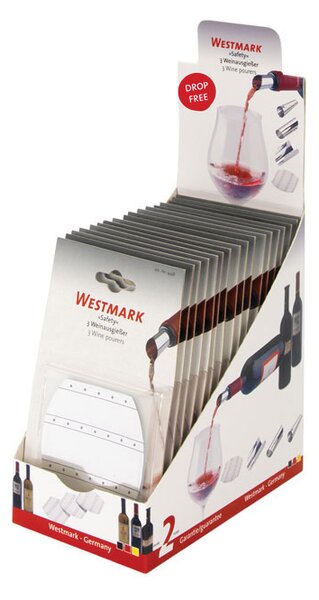 WESTMARK Nalievátka na víno, set 3 ks (Nalievátka na víno, set 3 ks od renomovaného výrobcu kuchynských potrieb – nemeckej firmy Westmark)