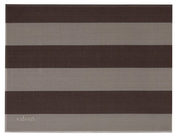 Prestieranie SALEEN STRIPES 42x32, bežovohnedé (Prestieranie z polypropylénu umývateľné,SALEEN)