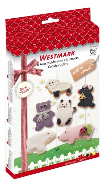 WESTMARK Vykrajovačky zvieratká set 6 ks, nerez 18/10