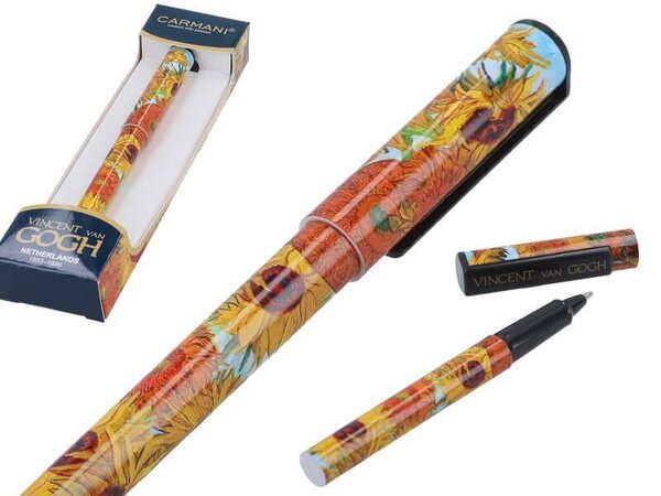 Pero Vincent van GOGH Slnečnice, Carmani (pero na písanie s modrou tuhou Vincent van GOGH)