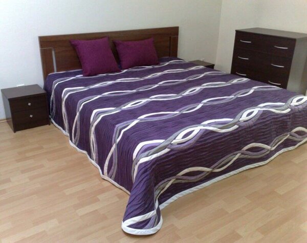 Luxusný prehoz na posteľ 245×270 cm ENZO – obojstranný, elegantný a praktický