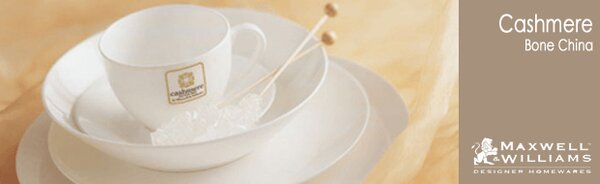 Plytký tanier 27 cm cm Cashmere Bone China , Maxwell & Williams (Porcelánový plytký tanier z kolekcie CASHMERE od Maxwell and Williams.)