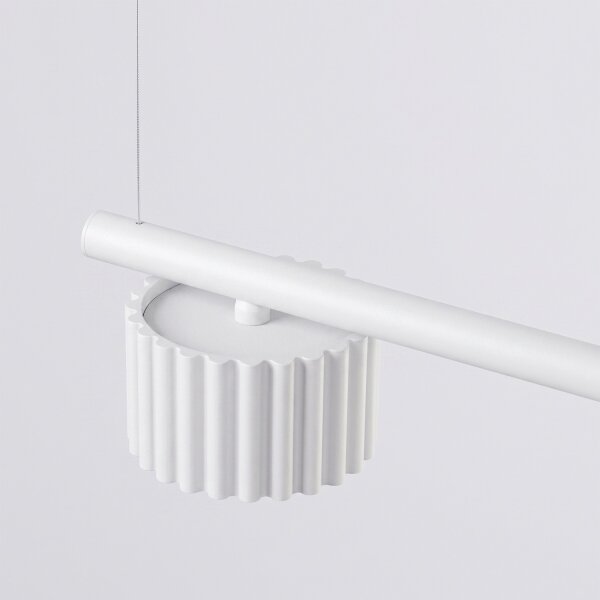 Sollux SL.2695 - Závesný luster na lanku AURA 4xGX53/10W/230V biela