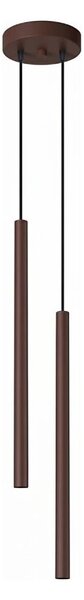 Sollux SL.2146 - Luster na lankách PASTELO 2xG9/8W/230V hnedá