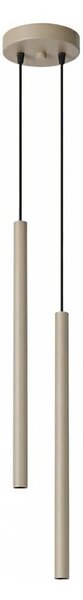 Sollux SL.2118 - Závesný luster na lanku PASTELO 2xG9/8W/230V šedohnedá