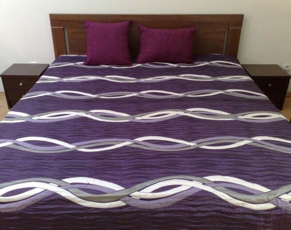 Luxusný prehoz na posteľ 245×270 cm ENZO – obojstranný, elegantný a praktický
